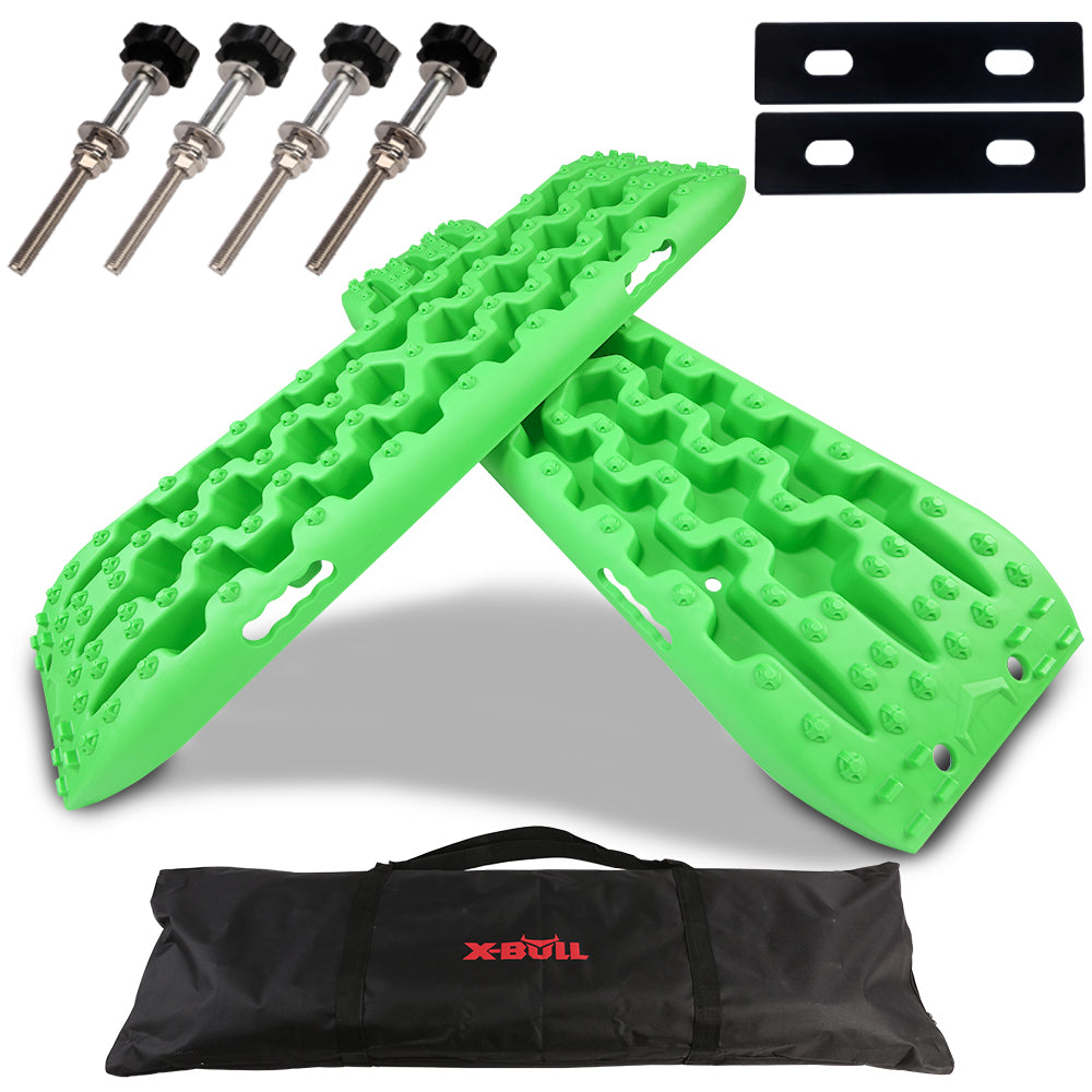 X-BULL Recovery tracks Sand tracks KIT Carry bag mounting pin Sand/Snow/Mud 10T 4WD-GREEN Gen3.0