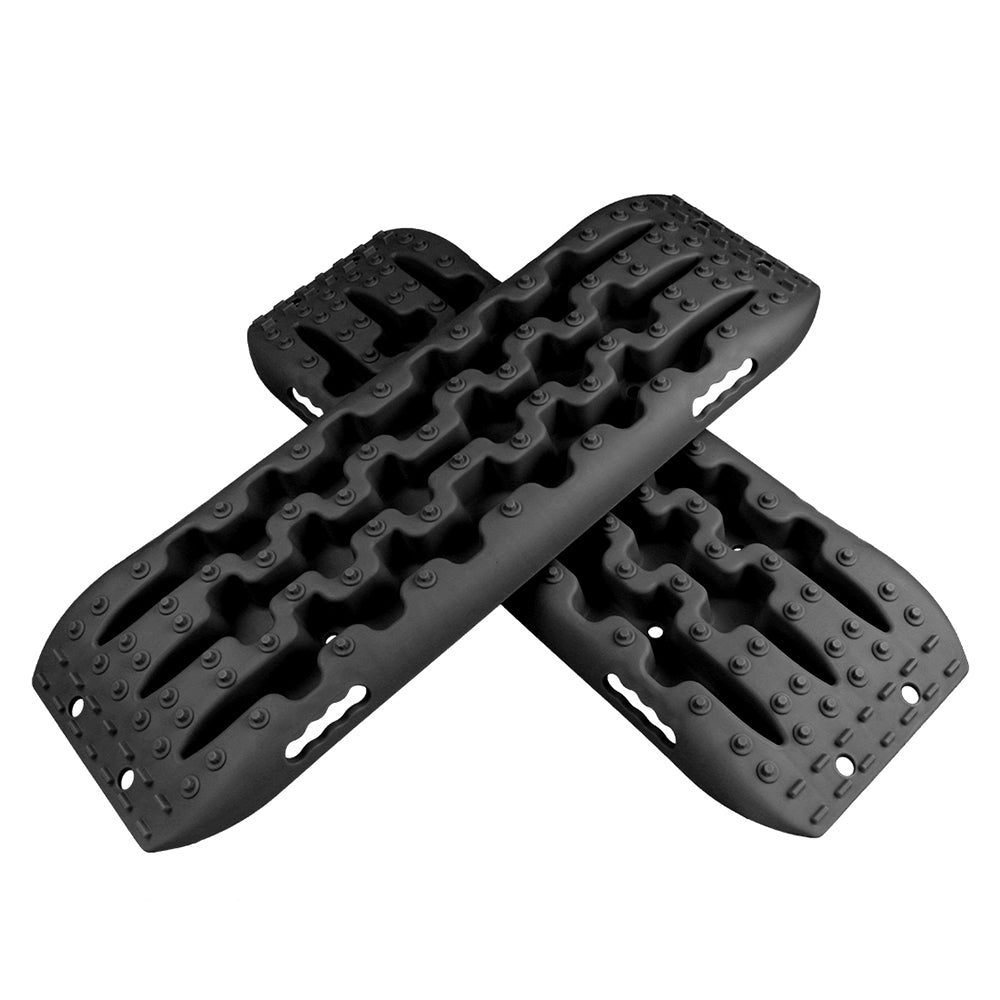 X-BULL Recovery Tracks Sand Track Mud Snow 1 pair Gen 2.0 Accessory 4WD 4X4 - Black