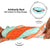 Water Shoes for Men and Women Soft Breathable Slip-on Aqua Shoes Aqua Socks for Swim Beach Pool Surf Yoga (Orange Size US 12)