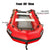 2.3m Inflatable Dinghy Boat Tender Pontoon Rescue- Red