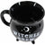 Witches Brew Black Cauldron Coffee Mug Cup With Moon & Stars