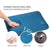 Self Inflating Camping Pillow with Ergonomic 4D Support - Blue
