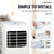 CARSON 3-in-1 Portable Air Conditioner Dehumidifier Fan Cooler Aircon 7000 BTU