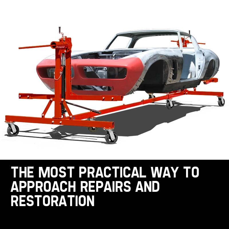 T-REX Car Rotisserie Hydraulic Auto Body Frame Truck Boat Repair Restoration