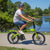 VALK Shuttle 5 Electric Folding Bike, Gen II, 20" Tyres, Shimano 7-Speed, Lime Green