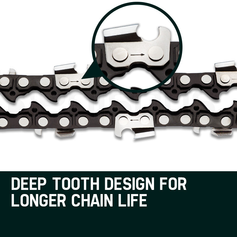 2 x 22 Baumr-AG Chainsaw Chain Bar Replacement 0.325 0.058" 86DL