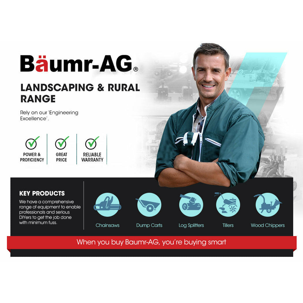 Baumr-AG 45CC Petrol Chainsaw Commercial 18 Bar Chain Saw E-Start Pruning