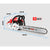 Baumr-AG 52CC Petrol Commercial Chainsaw 20 Bar E-Start Chain Saw