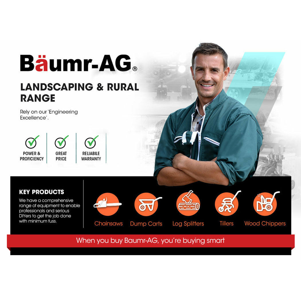 Baumr-AG 62CC Petrol Commercial Chainsaw 20 Bar E-Start Pruning Chain Saw
