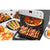 EUROCHEF 16L Digital Air Fryer Electric Airfryer Rotisserie Large Big Dry Cooker, Silver