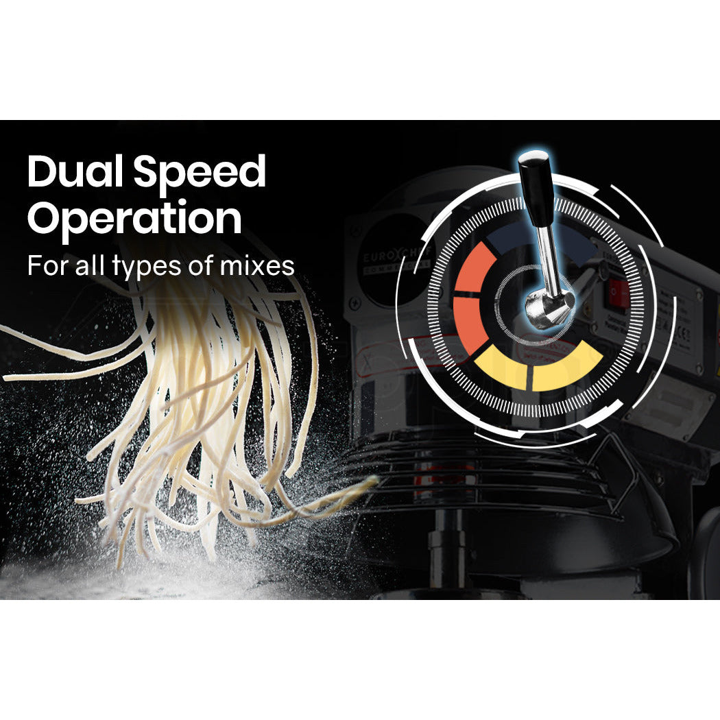 EUROCHEF Planetary Mixer 10L Commercial Stand Kitchen Vertical Dough Food Bench Floor