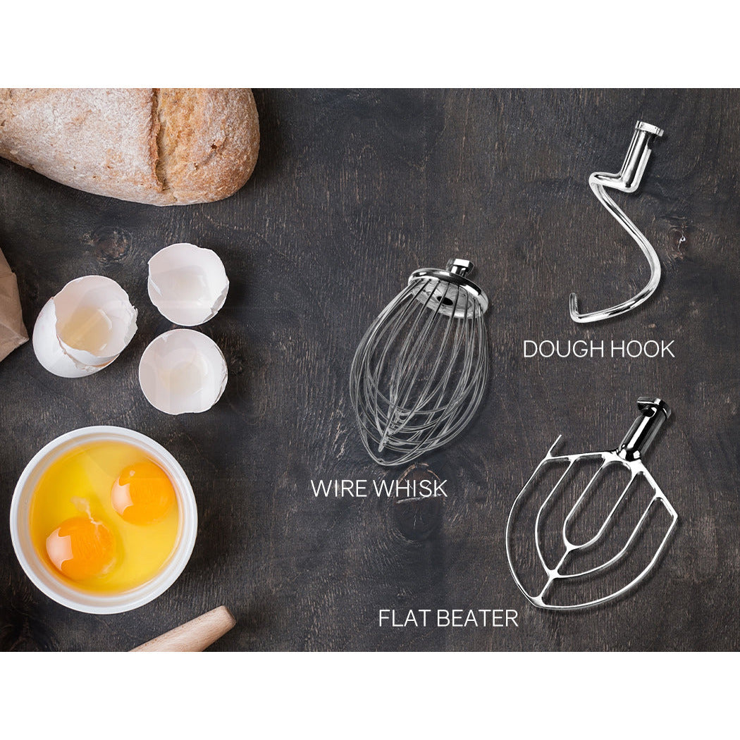 EUROCHEF Planetary Mixer 10L Commercial Stand Kitchen Vertical Dough Food Bench Floor