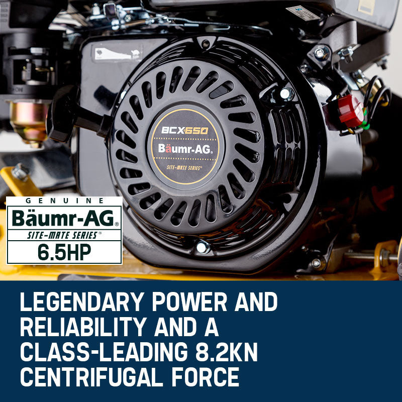 Baumr-AG 62kg 6.5HP Plate Compactor- BCX650