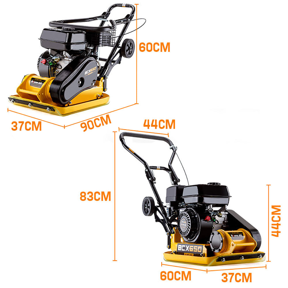 Baumr-AG 62kg 6.5HP Plate Compactor- BCX650