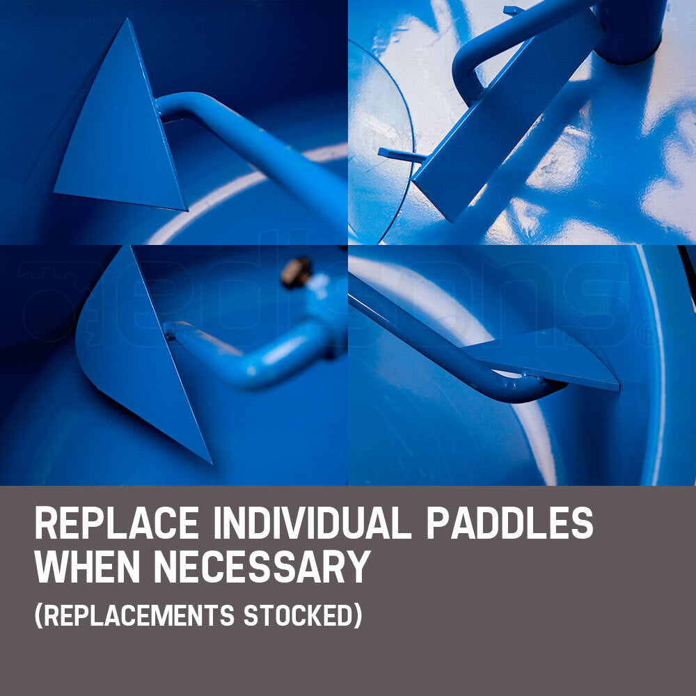 Baumr-AG 100L Portable Cement Concrete Mixer 1500W Electric Construction Sand Gravel Mortar