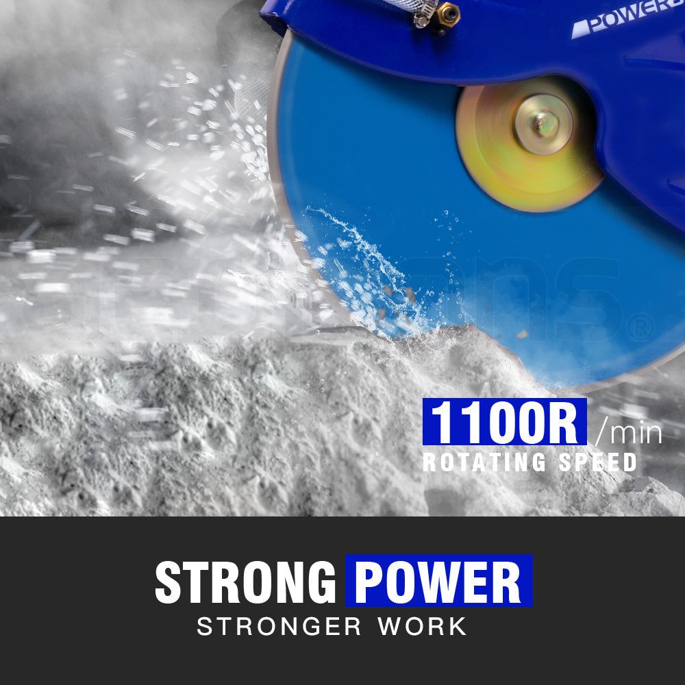 POWERBLADE 75CC Petrol Concrete Cut Off Demolition Saw Wet Demo Road Cutter Brick Cutting Tool
