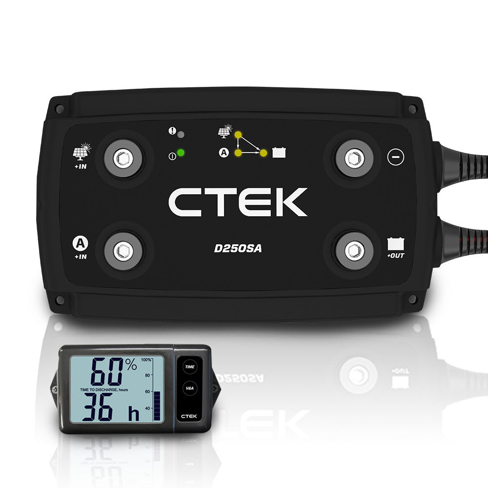 CTEK 20A OFF GRID Battery Charging System w/ D250SA &amp; Digital Display Monitor