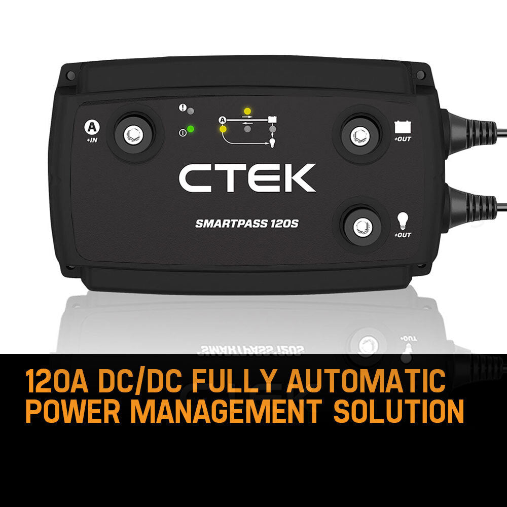 CTEK Smartpass 120S 120A Power Management System for 12V Starter Service Battery