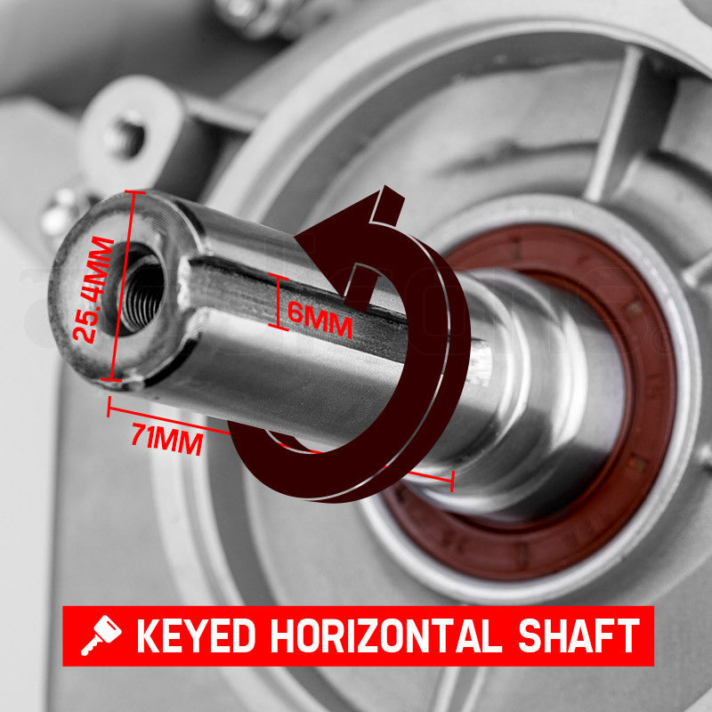 Baumr-AG 16HP Petrol Engine OHV Stationary Motor 4-Stroke Horizontal Shaft Replacement