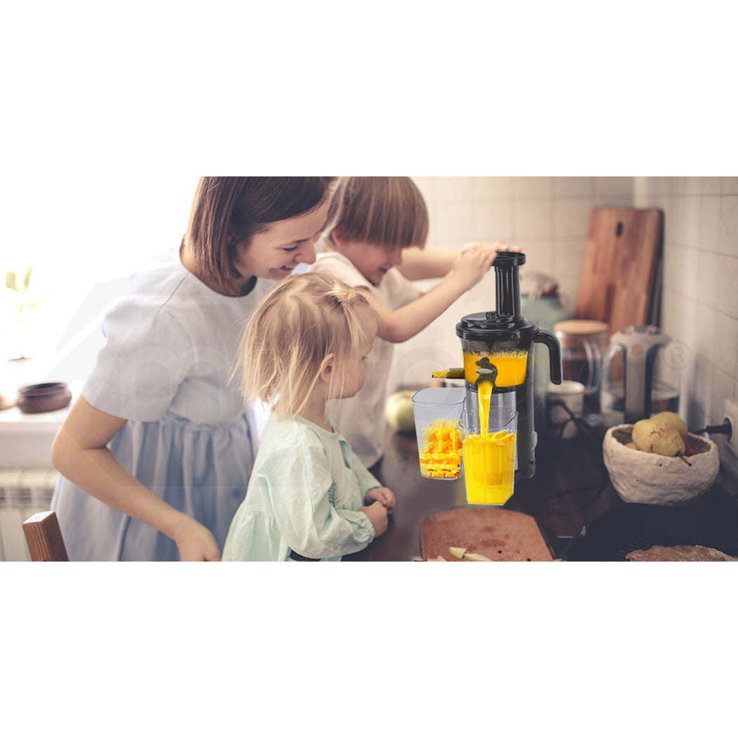 EUROCHEF Cold Press Slow Juicer Machine Fruit Electric Juice Maker Vegetable Extractor Squeezer