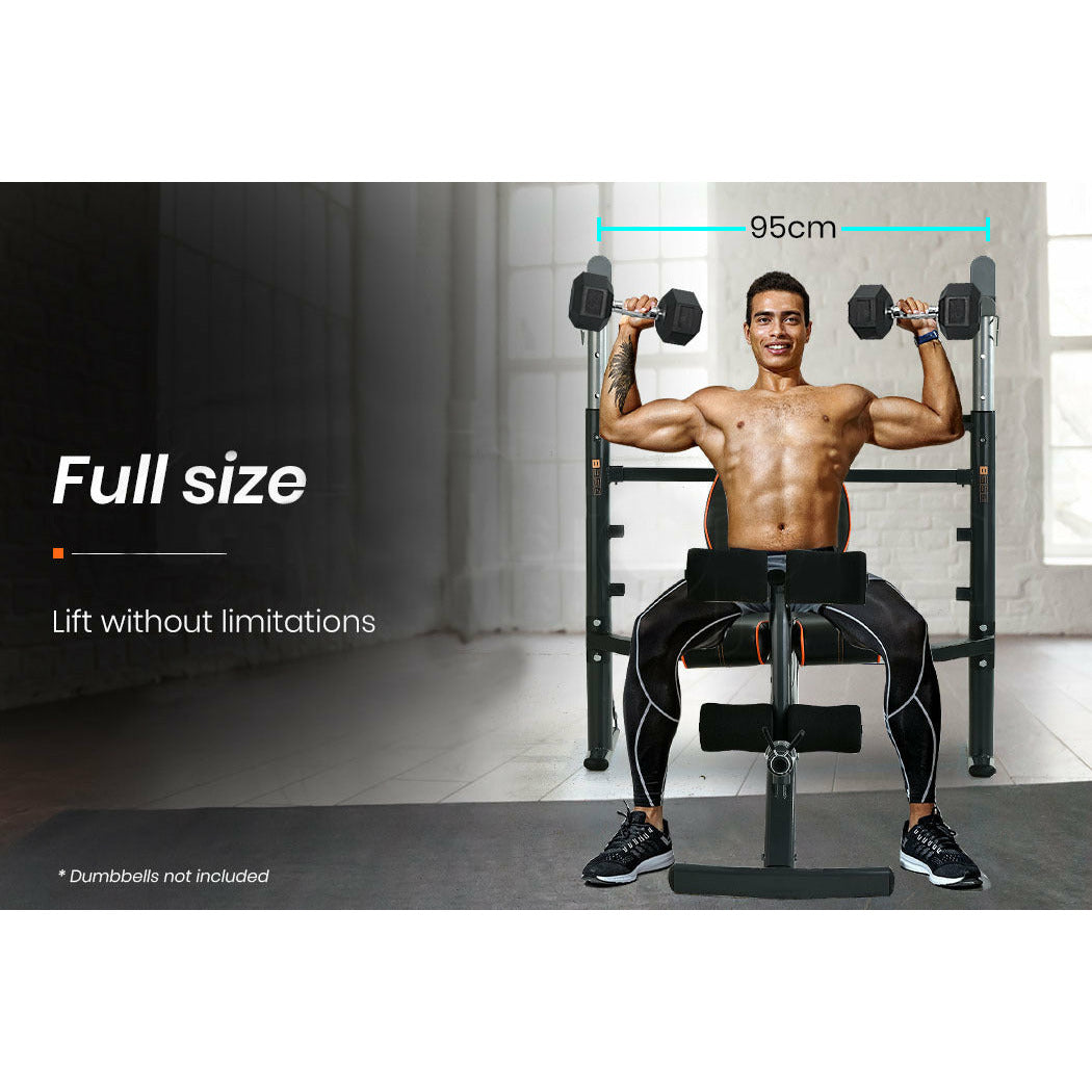 PROFLEX Weight Bench Workout Gym Press Adjustable Home Lifting Fitness Incline