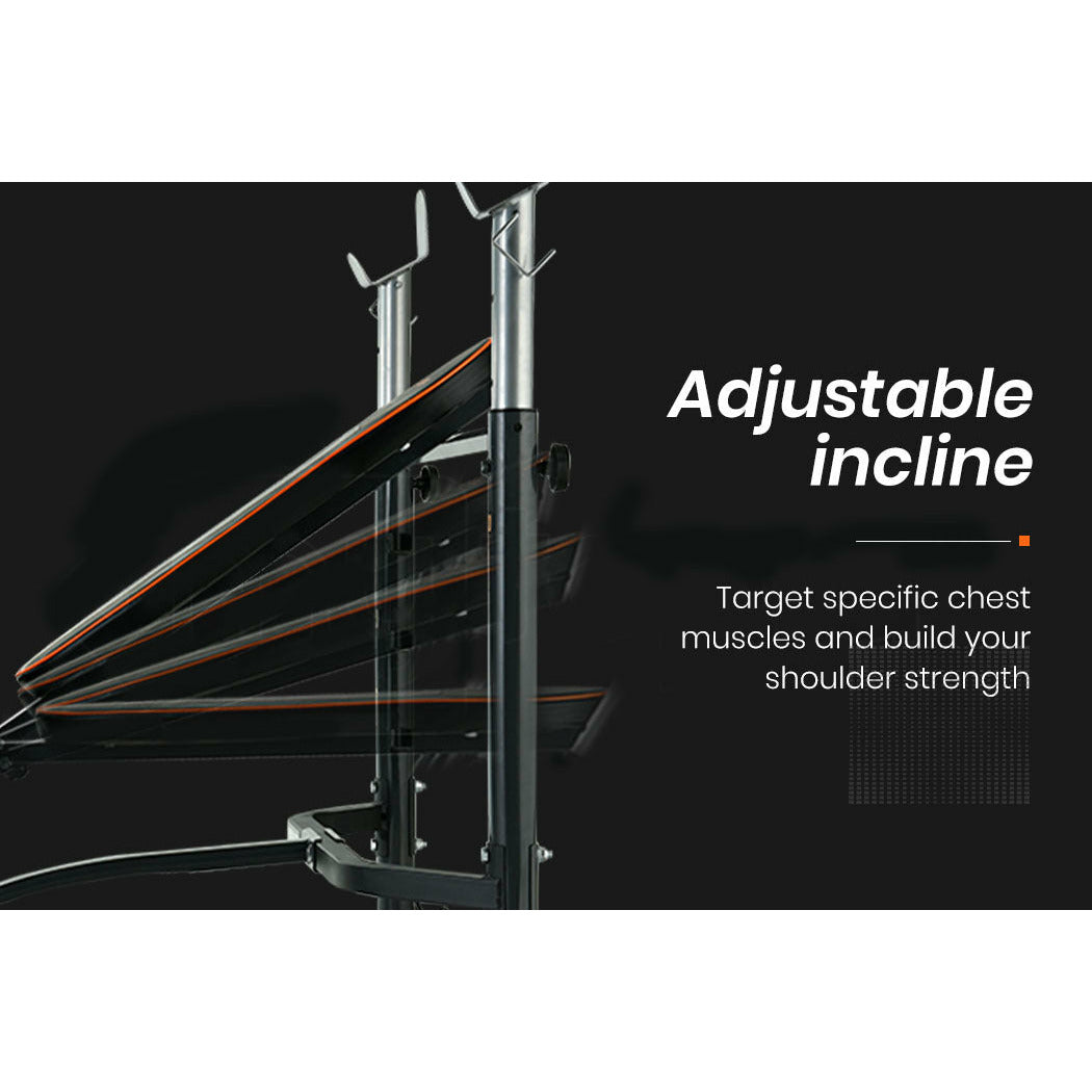 PROFLEX Weight Bench Workout Gym Press Adjustable Home Lifting Fitness Incline