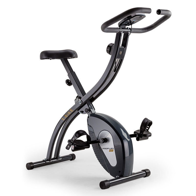 PROFLEX Folding Magnetic Exercise X-Bike - Bicycle Cycling Flywheel Fitness