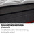 Kingston Slumber Mattress SINGLE Size Bed Euro Top Pocket Spring Bedding Firm Foam 34CM