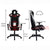 Overdrive Gaming Chair Office Computer Racing PU Leather Executive Race Black