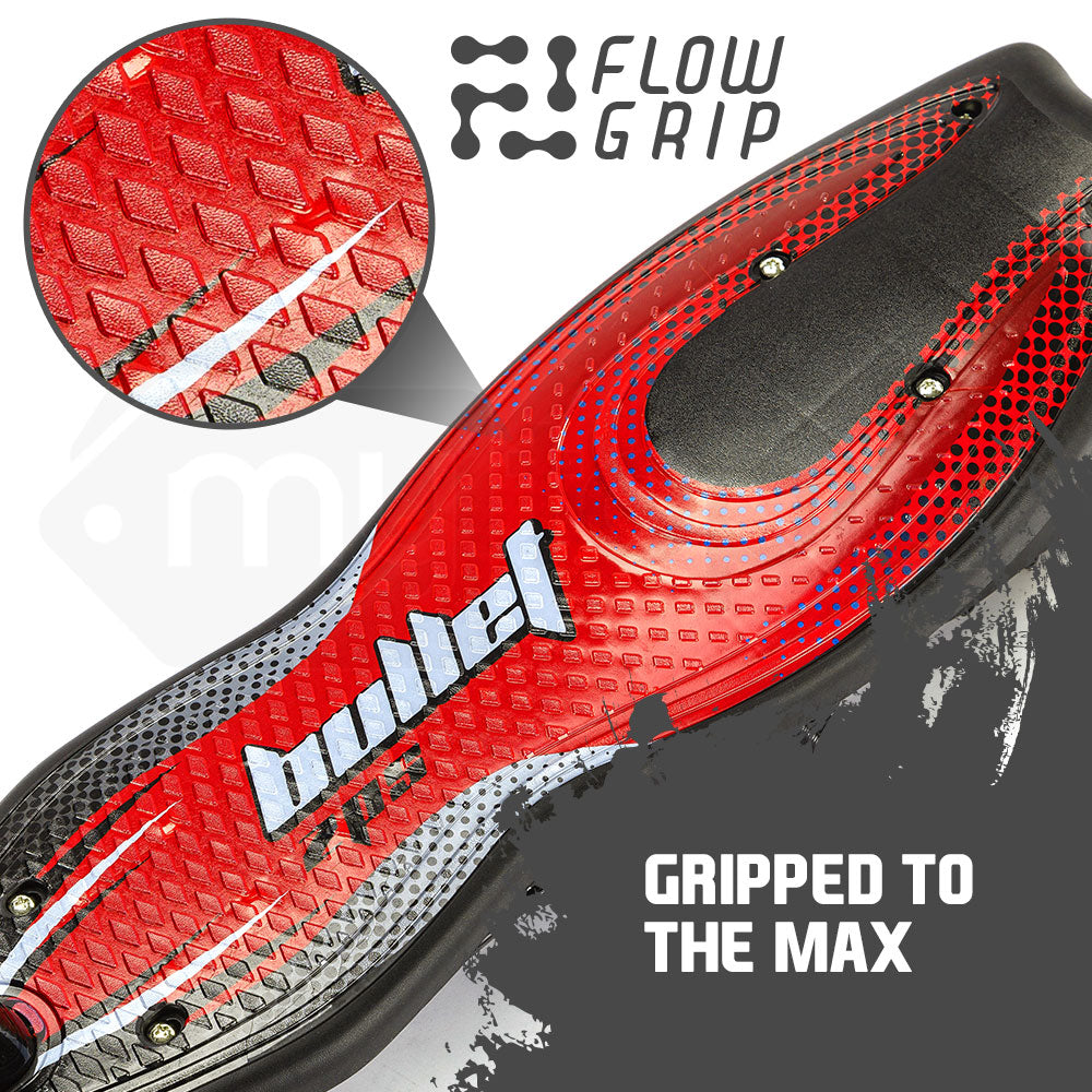 BULLET Electric Kids Scooter 140W Foldable Children Ride On Commuter Toy Battery Boys Girls, ZPS Red