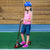 BULLET Electric Kids Scooter 140W Foldable Children Ride On Commuter Toy Battery Boys Girls, ZPS Red