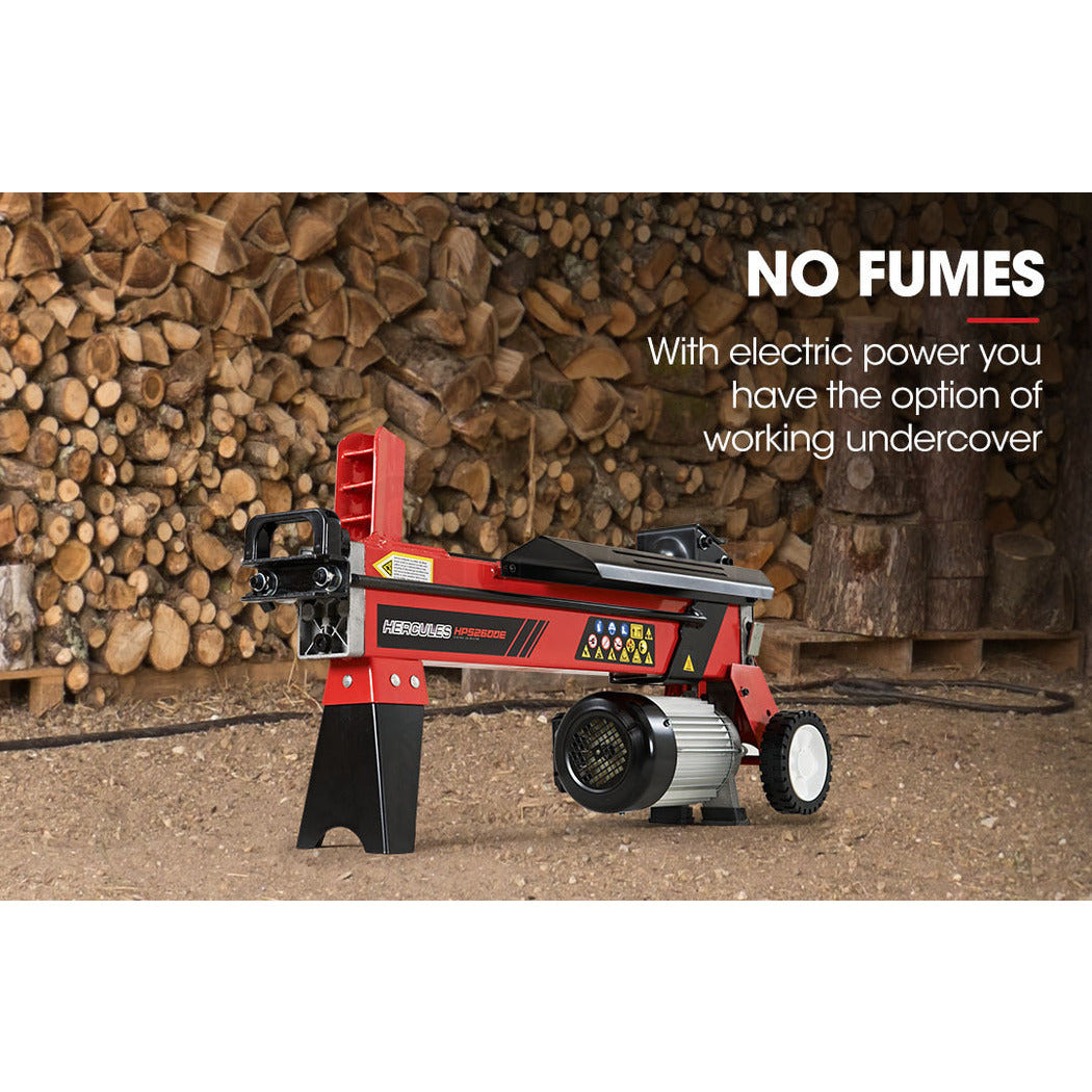 Baumr-AG 8 Ton Electric Log Splitter 8T Wood Cutter Hydraulic Fire Wood Block Axe Small Machine