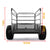 PLANTCRAFT Towed Steel Mesh Dump Cart Garden ATV Mower Trailer Tray 1250lbs