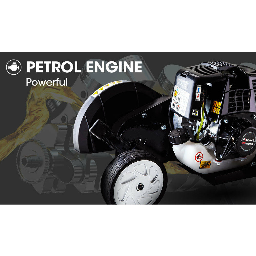 Baumr-AG 31CC Lawn Edger Petrol 4 Stroke Garden Grass Weed Trimmer Blade Cutting