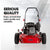 Baumr-AG Lawn Mower 139CC 17 Petrol Push Lawnmower 4-Stroke Engine Catch