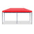 Red Track 3x6m Folding Gazebo Shade Outdoor Red Foldable Marquee Pop-Up