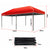 Red Track 3x6m Folding Gazebo Shade Outdoor Red Foldable Marquee Pop-Up