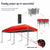 Red Track 3x6m Folding Gazebo Shade Outdoor Red Foldable Marquee Pop-Up