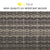 LONDON RATTAN 4 Seater Modular Outdoor Lounge Sofa Setting, Grey