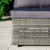 LONDON RATTAN 5 Seater Modular Outdoor Setting Lounge with Coffee Table, Grey