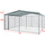 NEATAPET 3x3m Dog Enclosure Pet Playpen Outdoor Wire Cage Puppy Fence with Cover Shade