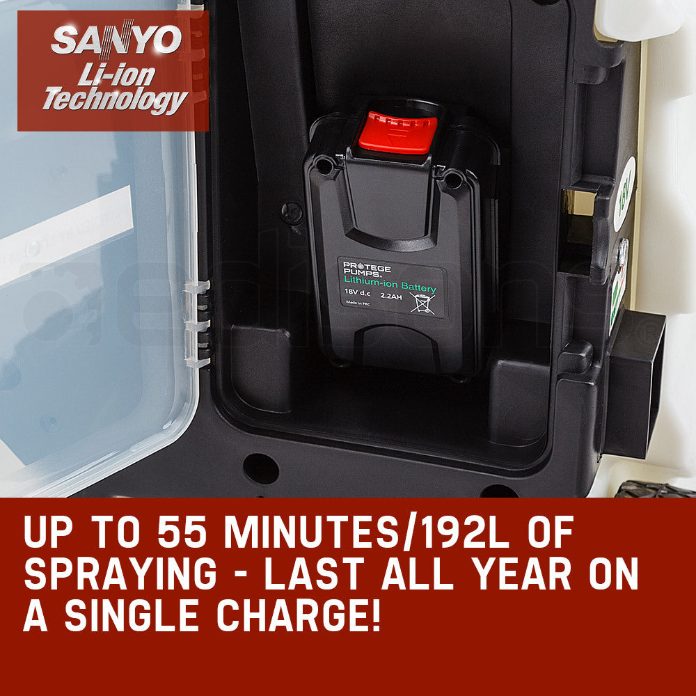 PROTEGE 30L Garden Weed Sprayer Cordless Electric Battery Portable Trolley Watering Farm Spraying