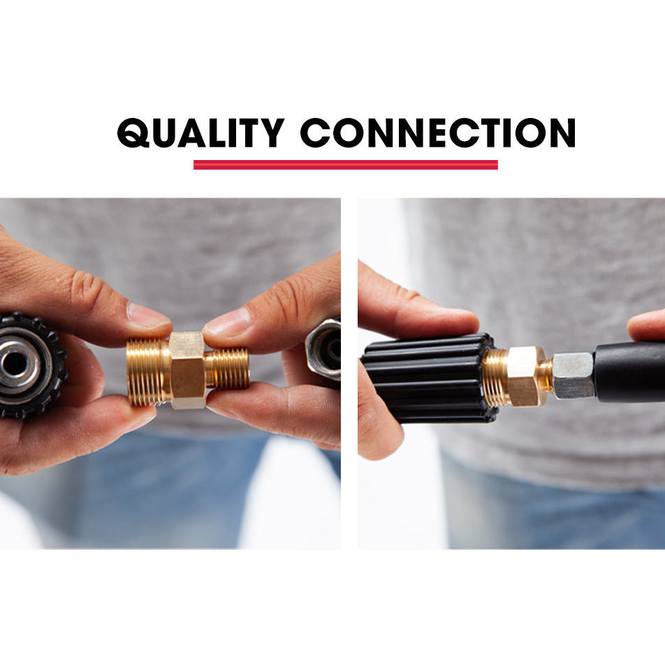 Jet-USA 20M Petrol Pressure Washer Hose Extension with Drain Cleaner Nozzle Accesory Pack