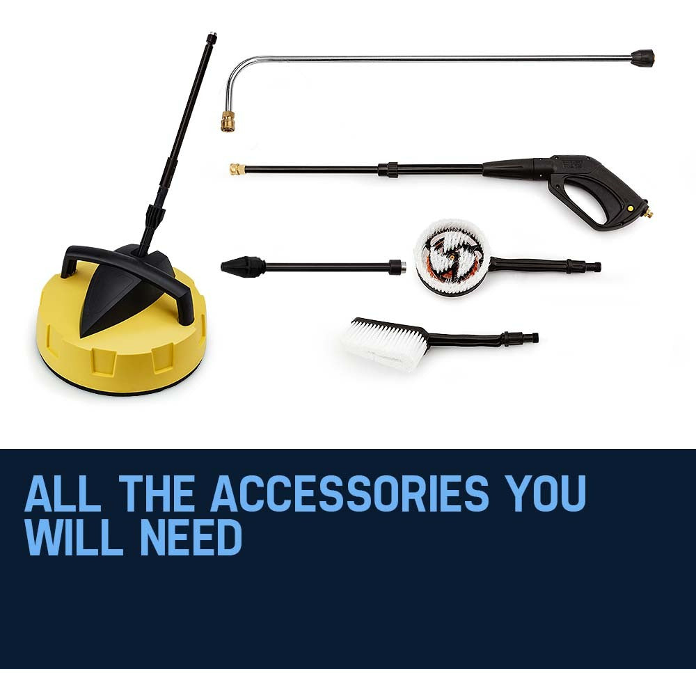 JET-USA 3800 PSI High Pressure Water Cleaner Washer Electric Pump Hose Gurney