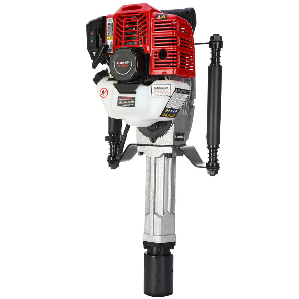 Baumr-AG 52cc 2-Stroke Petrol Post Driver with Carry Case &amp; 2 Drive Sockets