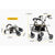 EQUIPMED Foldable Rollator Walking Frame Outdoor Indoor Mobility Walker Aids