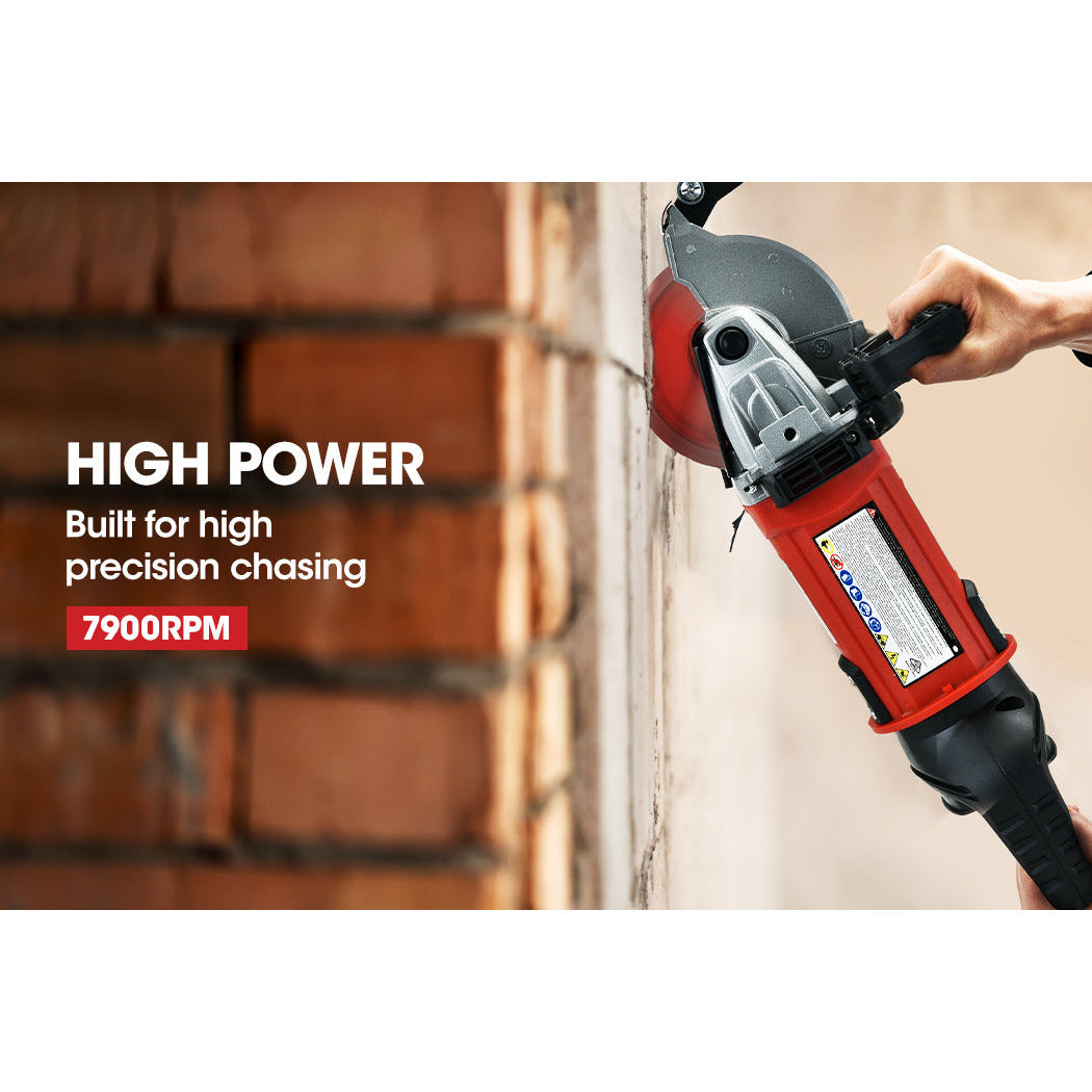 BAUMR-AG Wall Chaser Machine Concrete Chasing Tool Brick Grinder Electric Saw