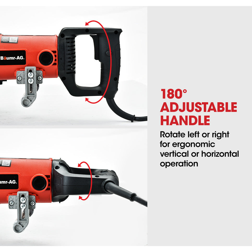 BAUMR-AG Wall Chaser and Vacuum Combo Dust Collector Concrete Chasing Machine