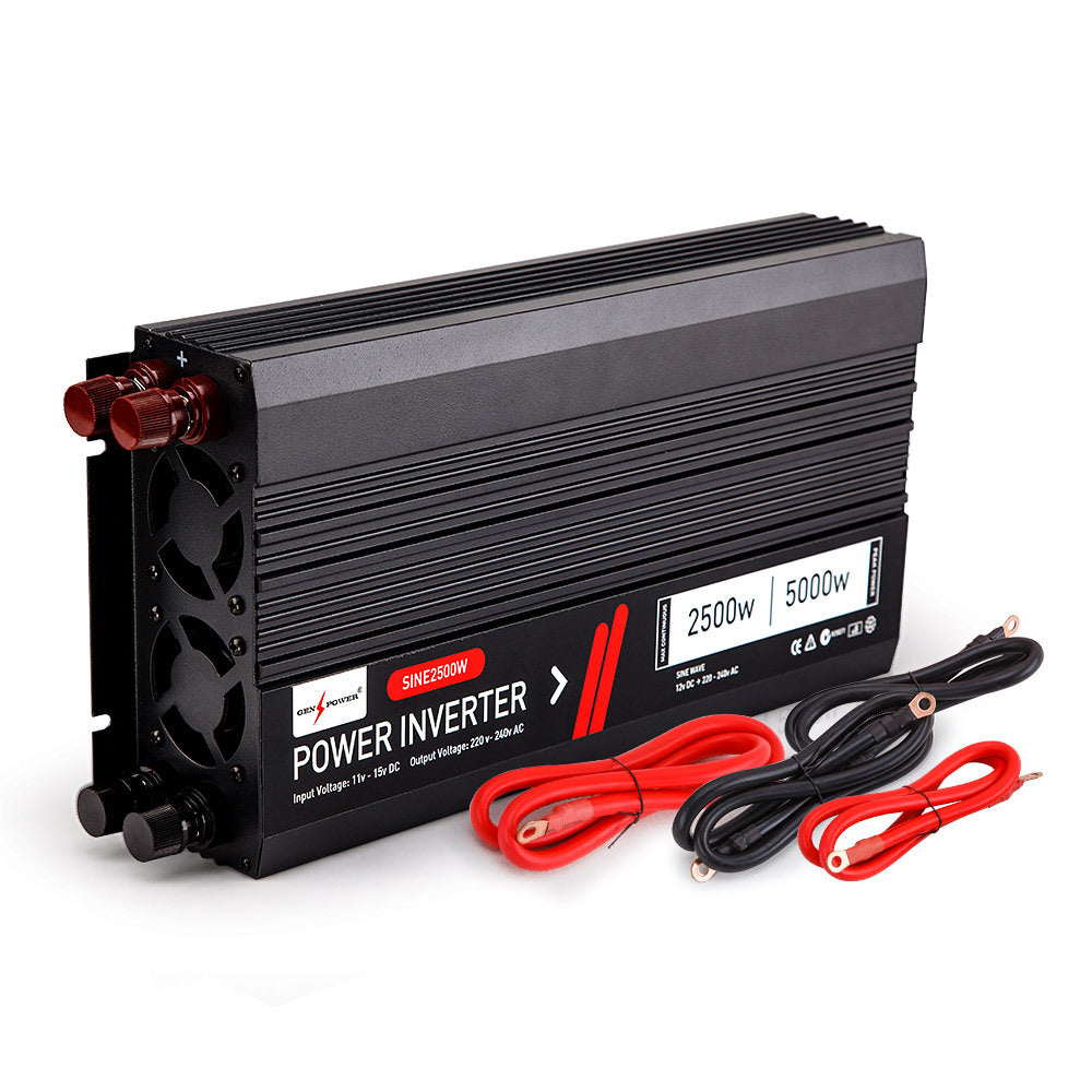 GENPOWER Modified Sine Wave 2500W/5000W 12V/240V Power Inverter Car Caravan Boat