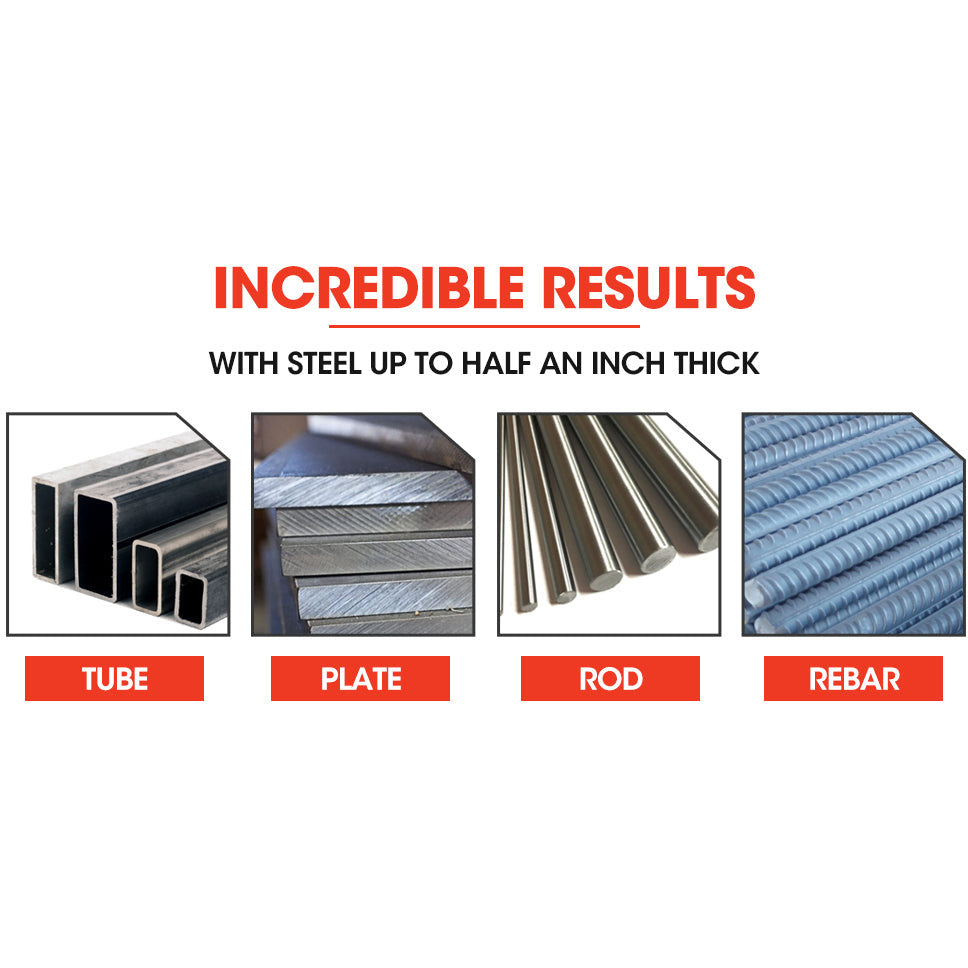 BAUMR-AG Portable Band Saw Cold Cut Metal Cut Off Bandsaw Steel Hand Drop Slicer Cutter Chop